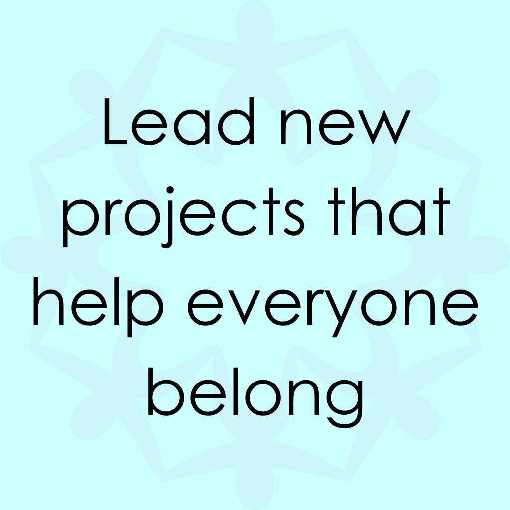 Text - lead new projects that help everyone belong - inclusion powell river strategic priorities