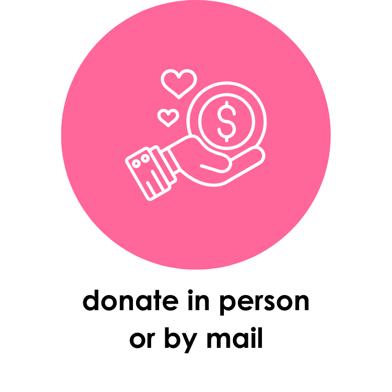 Donate by mail graphic